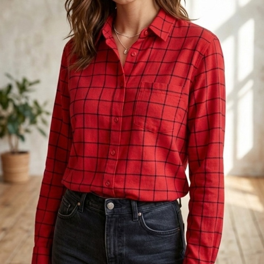 Dex Checkered Blouse